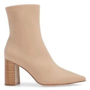 Jeffrey Campbell beige booties